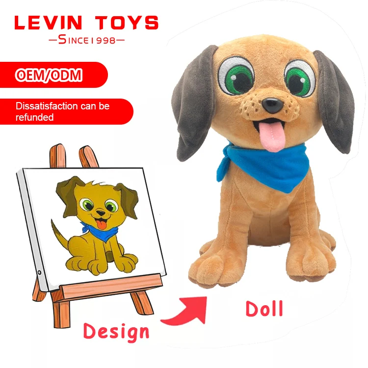 Игрушки LEVIN OEM/ODM Мультяшные животные аниме игрушки плюшевые на заказ сделайте собственный фильм