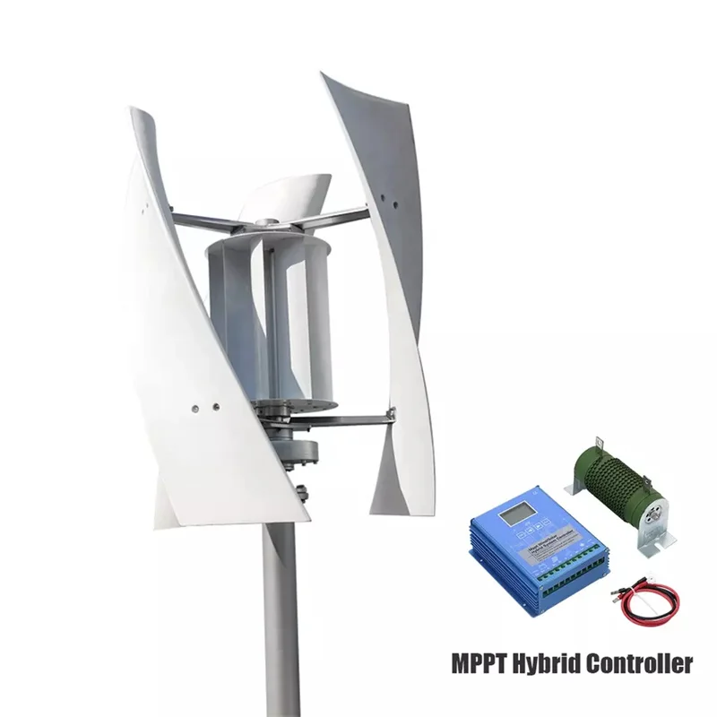 500W 1000W 2000W wind power energy magnet vertical axis AC output generator wind turbine