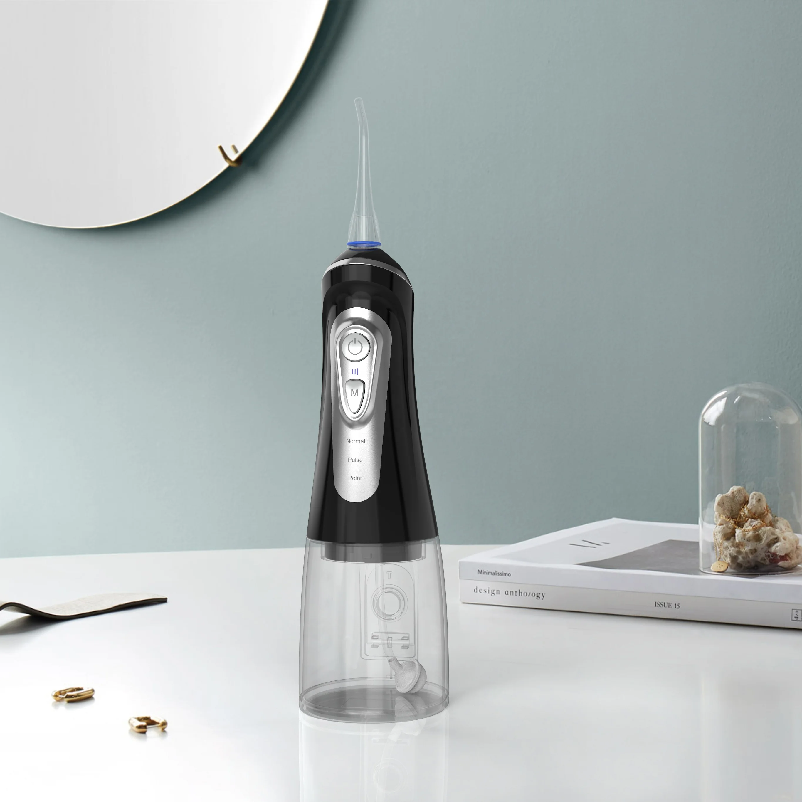 
High Quality ultra Hygiene 320ml Professional Cordless oral irrigator hydropulseur portable 