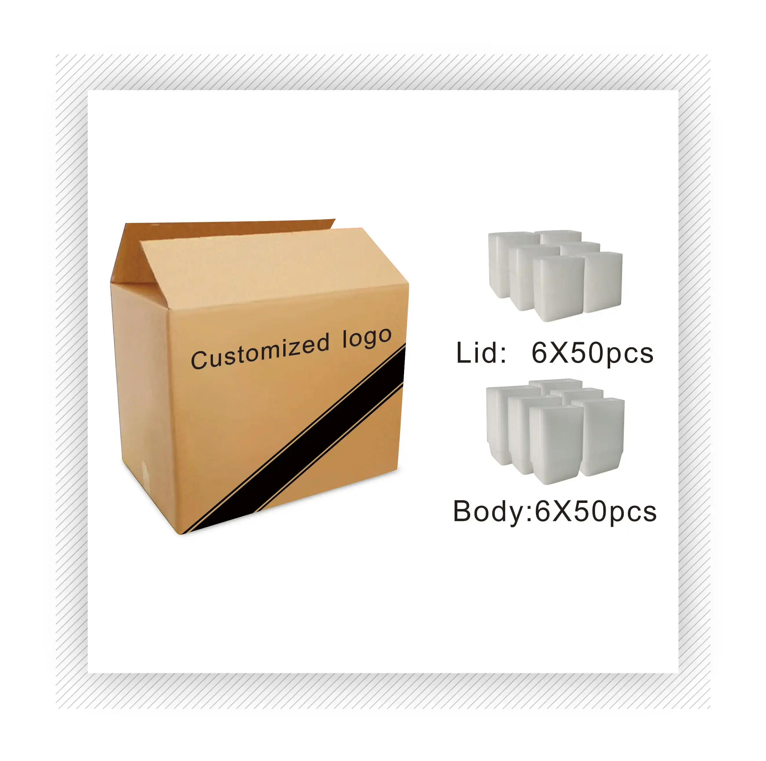 Disposable Plastic Takeaway Food Packaging, Box For Food