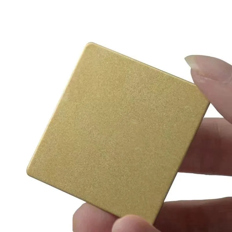 Factory  304 gold titanium brushed stainless steel plate hotel decoration engineering color stainless steel plate