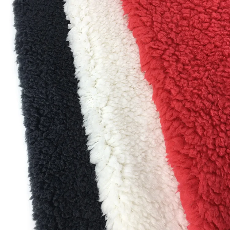 
Kingcason Wholesale Factory Price Single-Sided Lamb Cashmere Sherpa Fabric 