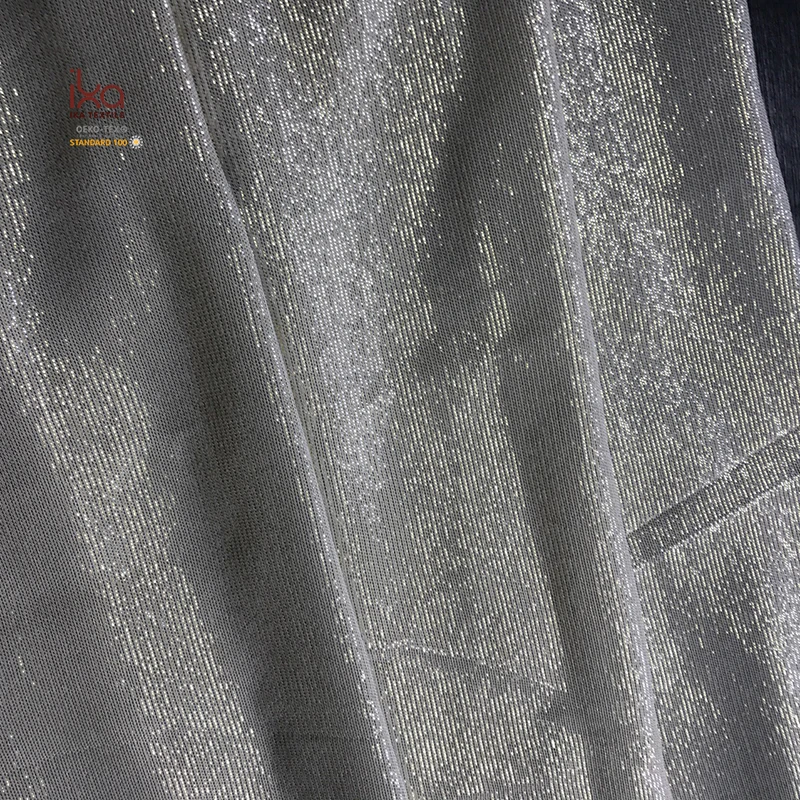 Undye Natural White Purchase Silk Lurex Stripes Metallic Georgette Fabric Suppliers