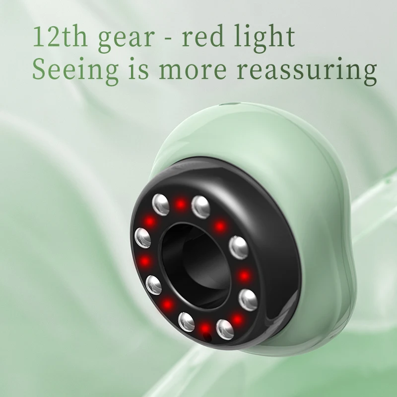 PZ 12 Level Lcd Display Intelligent Negative Pressure Back Scraping Massage Instrument