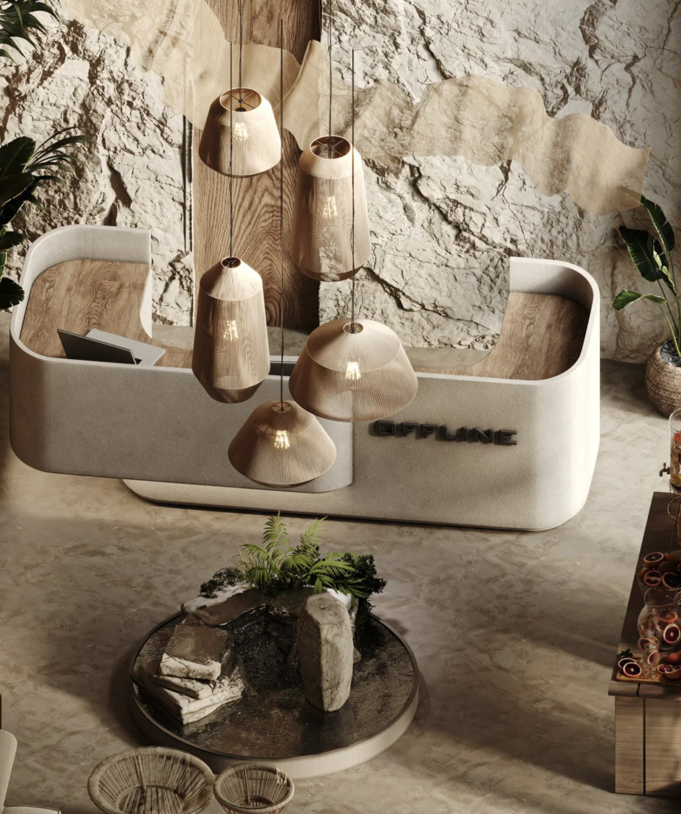 Мирный простой стиль маникюрный бар мебель магазин приспособления спа Парикмахерская бесплатный дизайн салон красоты интерьера