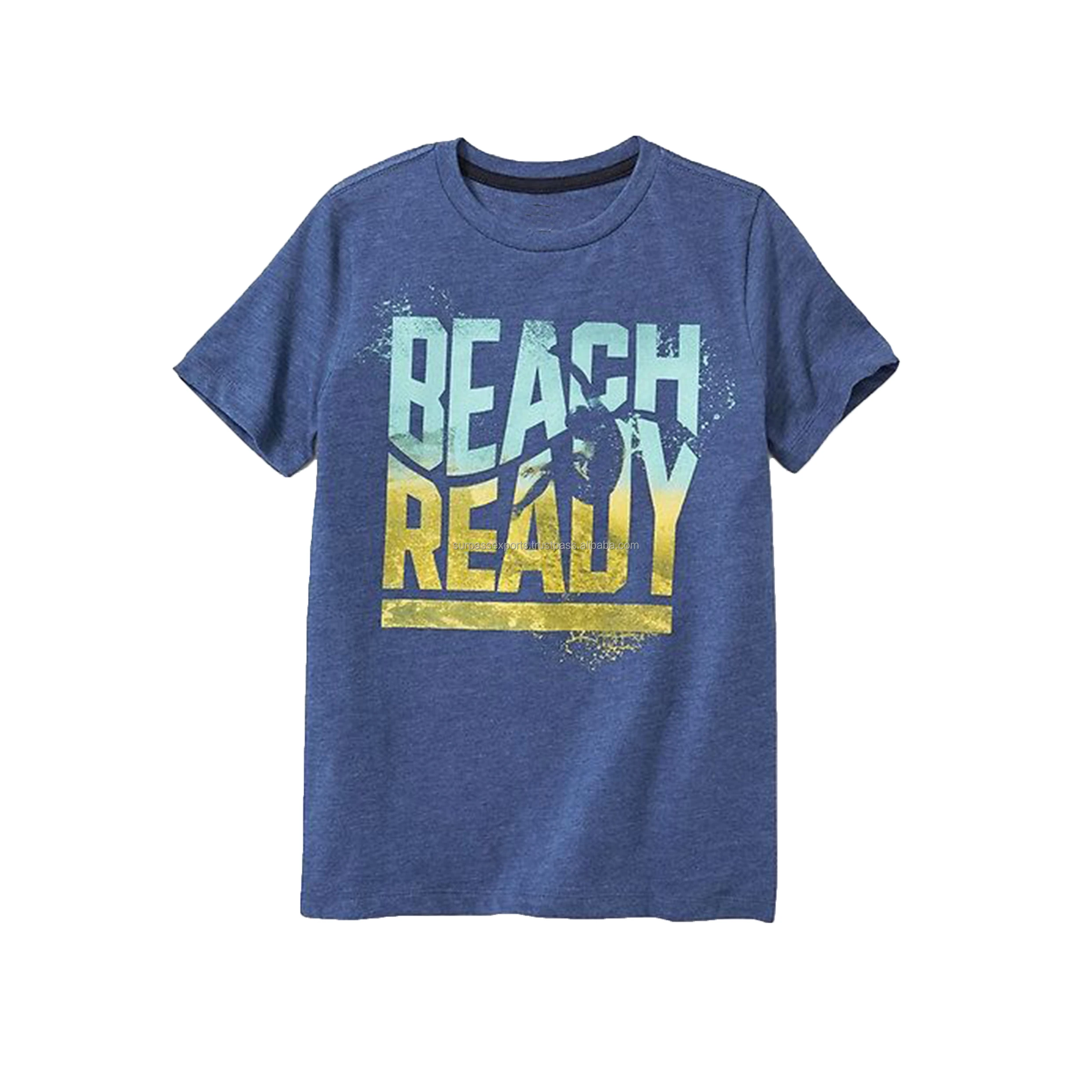 Latest kids T shirt for boys with custom print at wholesale price