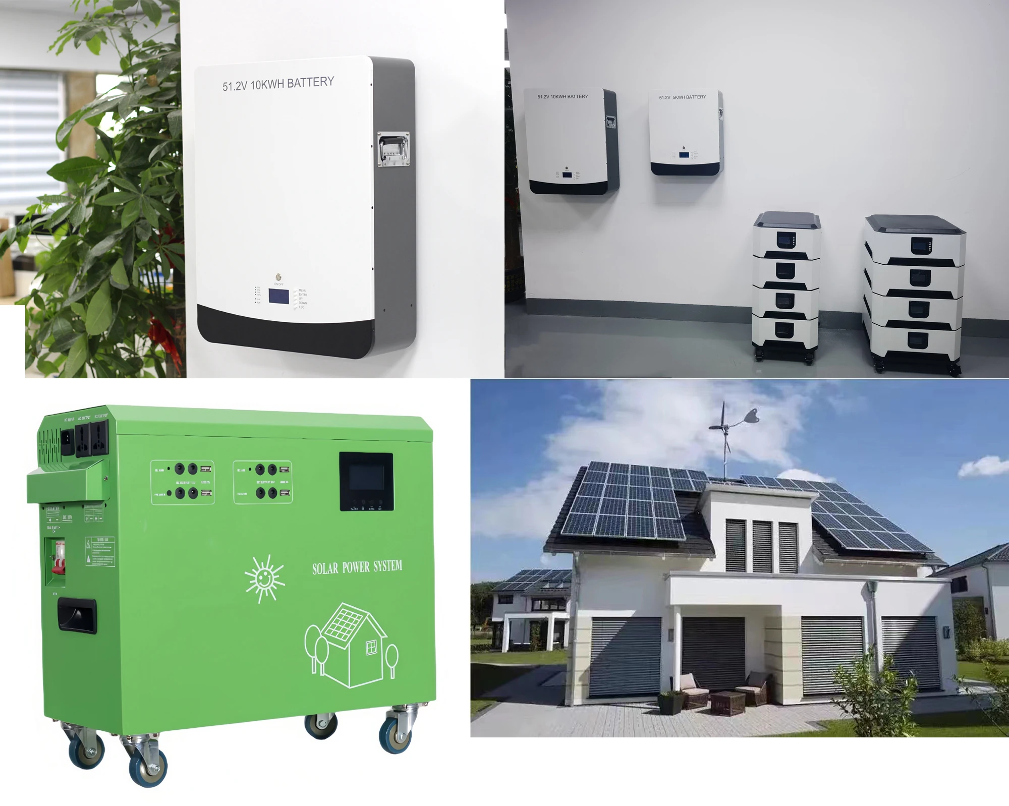 Solar power station for family