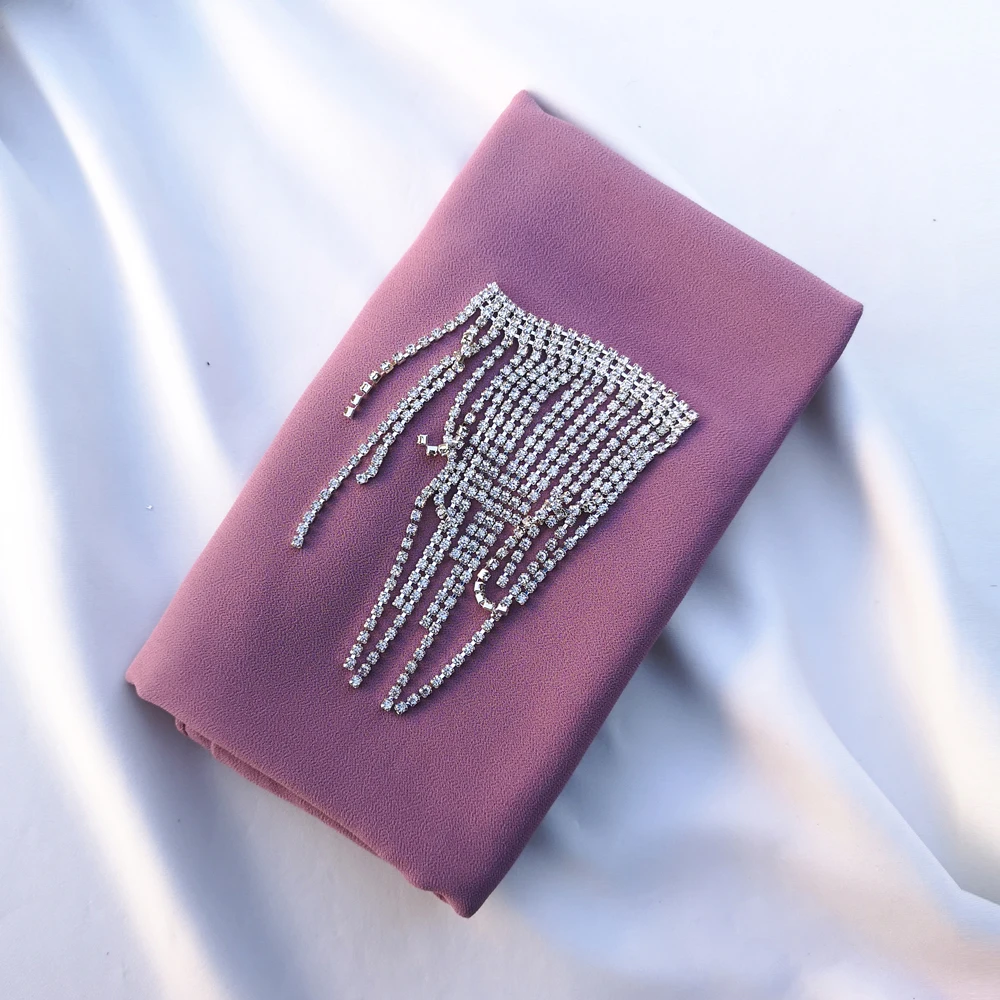 Popular premium chiffon hijab muslim women dress long sleeves long dress muslim islamic clothing scarves muslim hijab