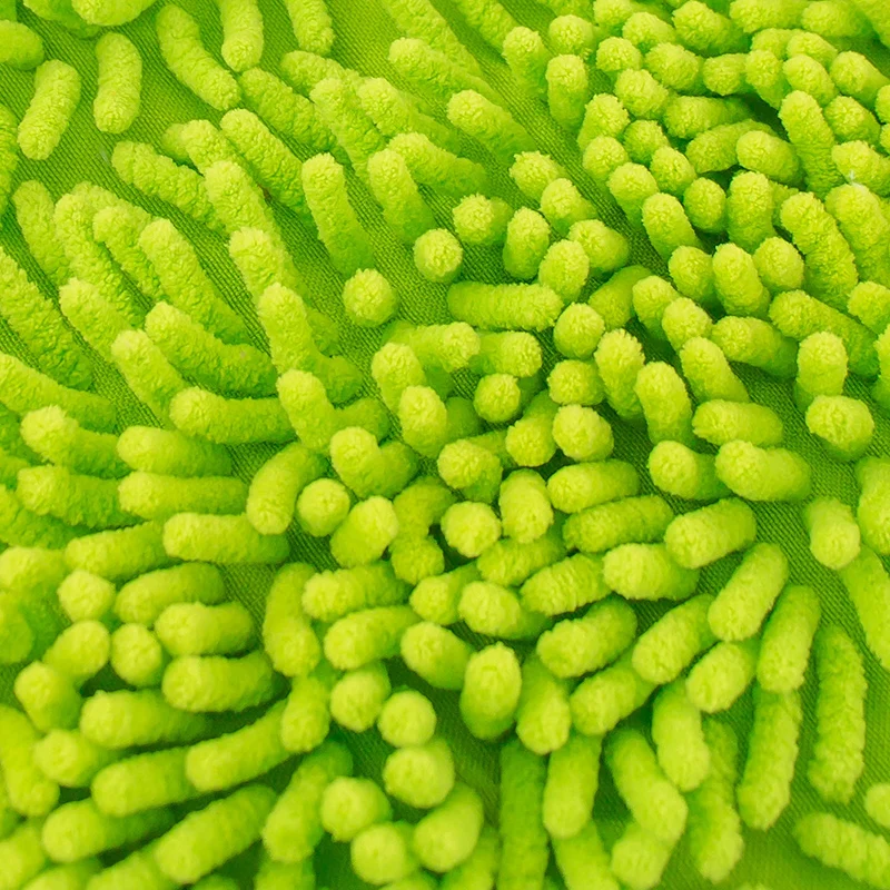 Microfiber Chenille Fabric Mop Cleaning Fabric in Roll Long Pile