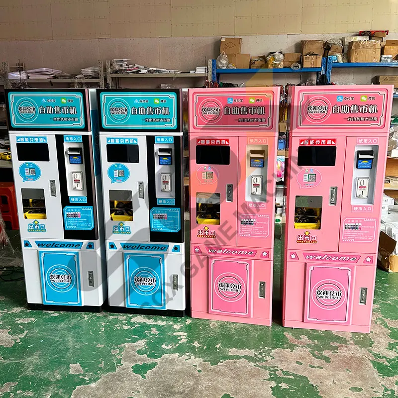 Amusement Coin Changer Vending Machine High Security Currency Coin Token Changer Machine