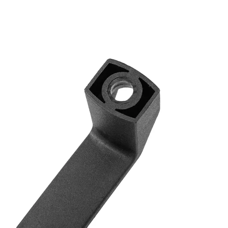 AIMINO Industrial Pull Handle Black Plastic Nylon T Slot Door Box Side Handle for Aluminum Extrusion Profile