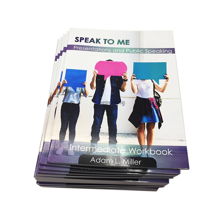 Mike Printing self publisher paperback soft cover book adult English textbook