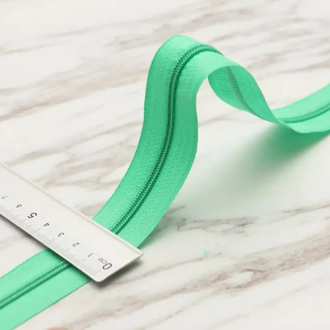 5# nylon fabric zipper long chain