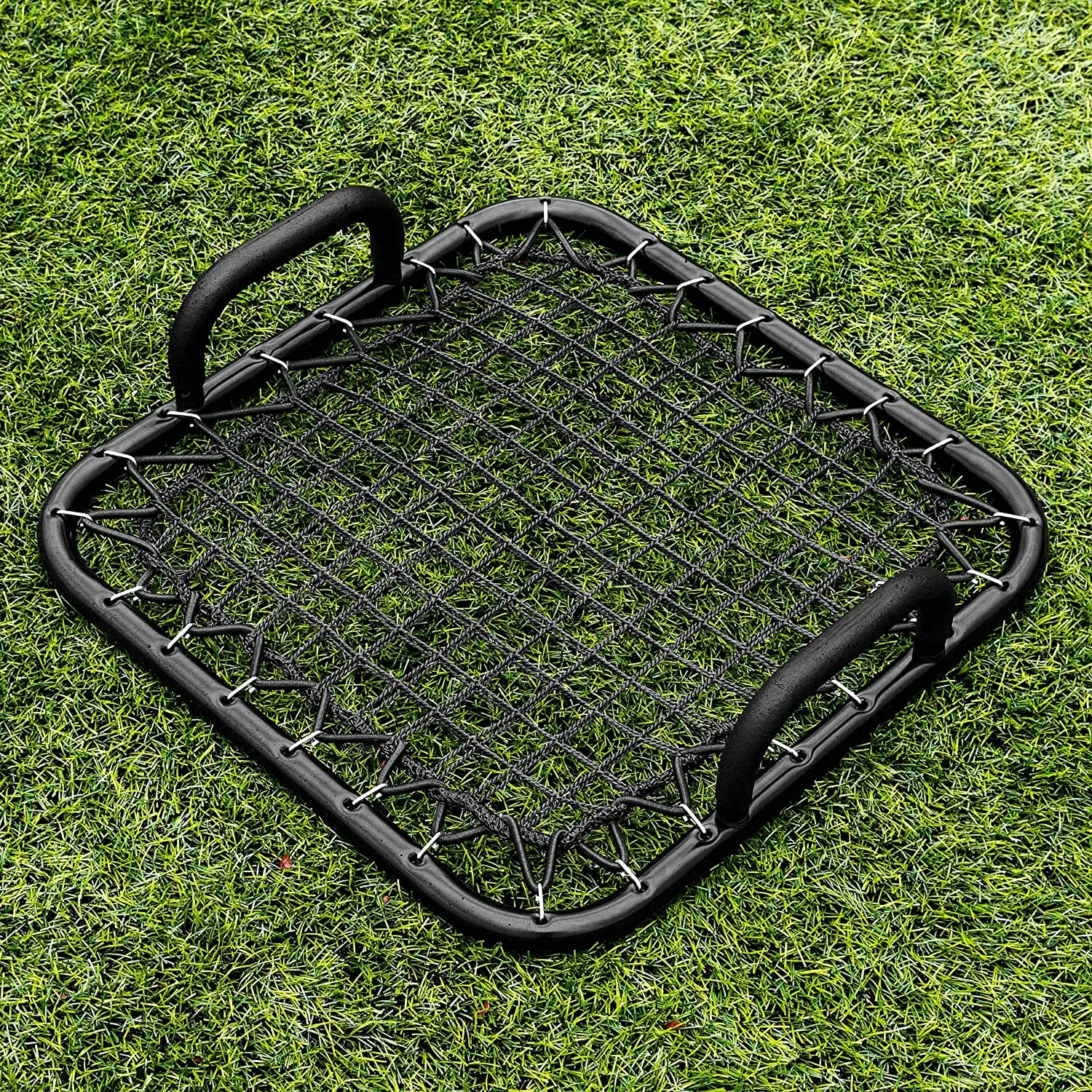 Lacrosse Rebounder Pitch Back Training Screen | Practice Catching Throwing Sports Pitch Back Baseball Rebounder Fielding Trainer