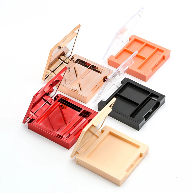 2 Color Powder Blush Packaging Custom Makeup Tool Box Blushes Concealer Empty Makeup Set Gift Box Blush Packaging Box