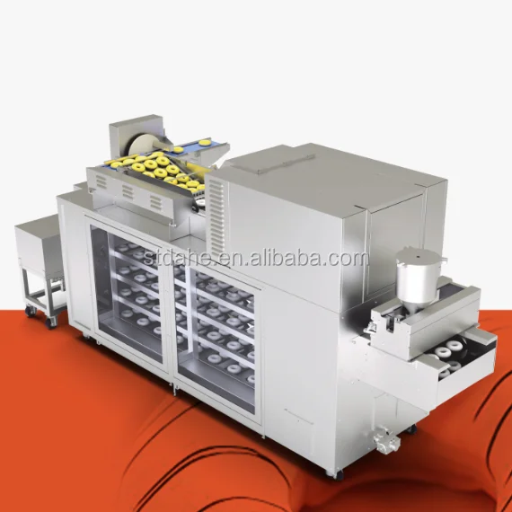 Full automatic yeast donuts making machine high quality commercial donut production line yeast-raised Berliner donut machinery