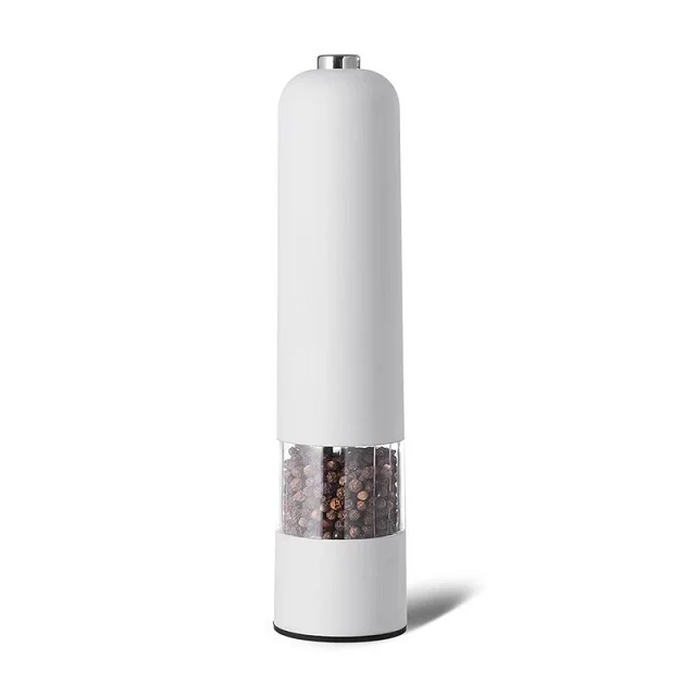 Provide Logo Electric Pepper Grinder White Spice Grinder For Household Kitchens Reusable Electric Fast Grinder