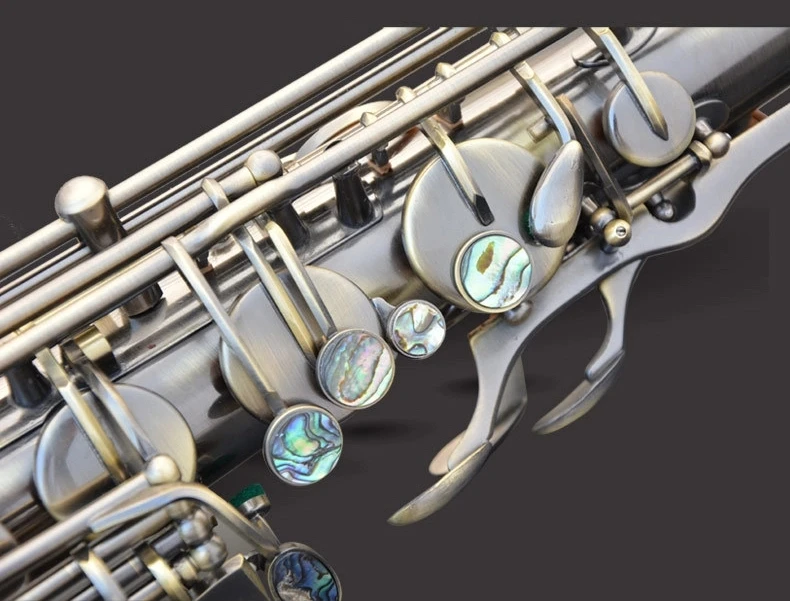 
Batch Black Nickel Gold Lacquer Instrument Accessories China Sax Professional Bb Tenor Saxophone 