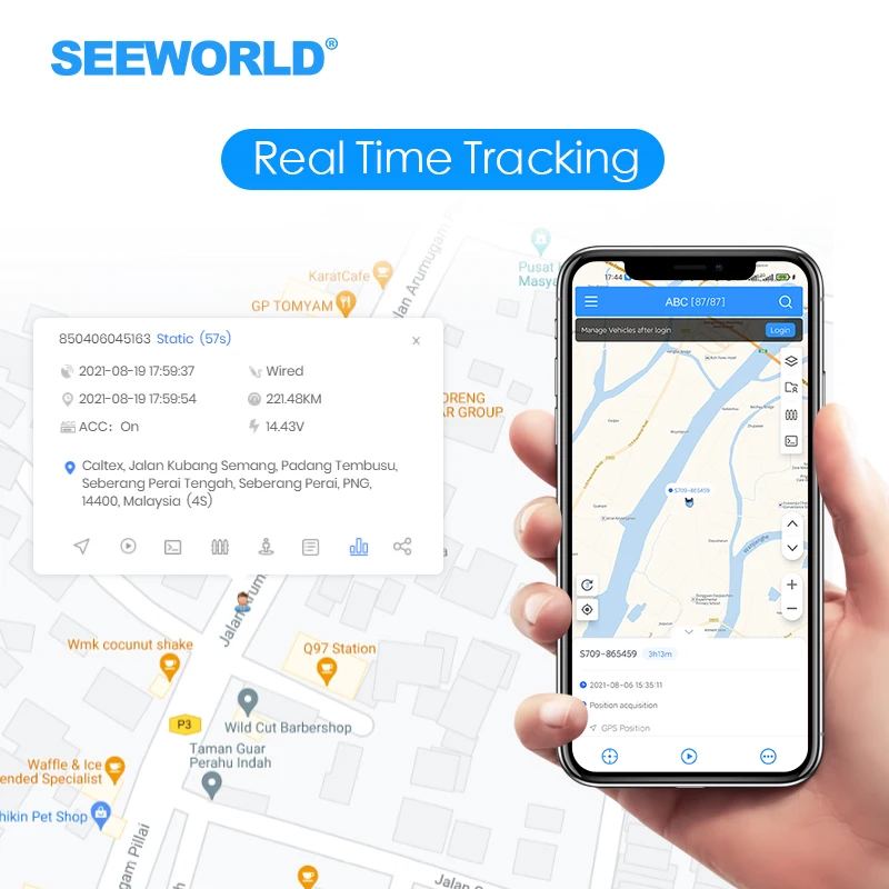 Система GPS отслеживания мобильного ассета с бесплатным программным