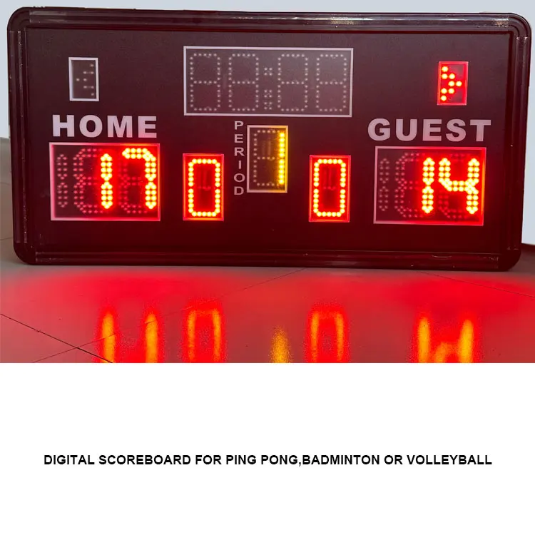 Remote Control 0.9m Small Electronic Digital Scoreboard For Basketball,Volleyball,Badminton Game