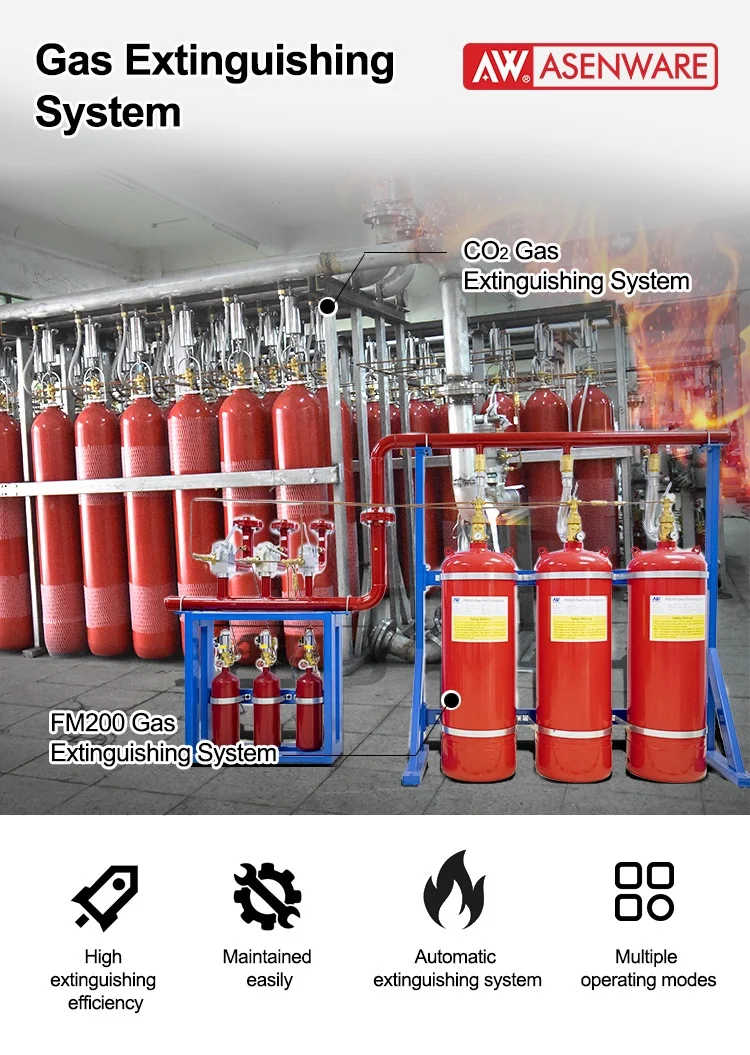 FM200 Price Fire Suppression System FM200 Fire Suppression System Automatic Fire Extinguisher