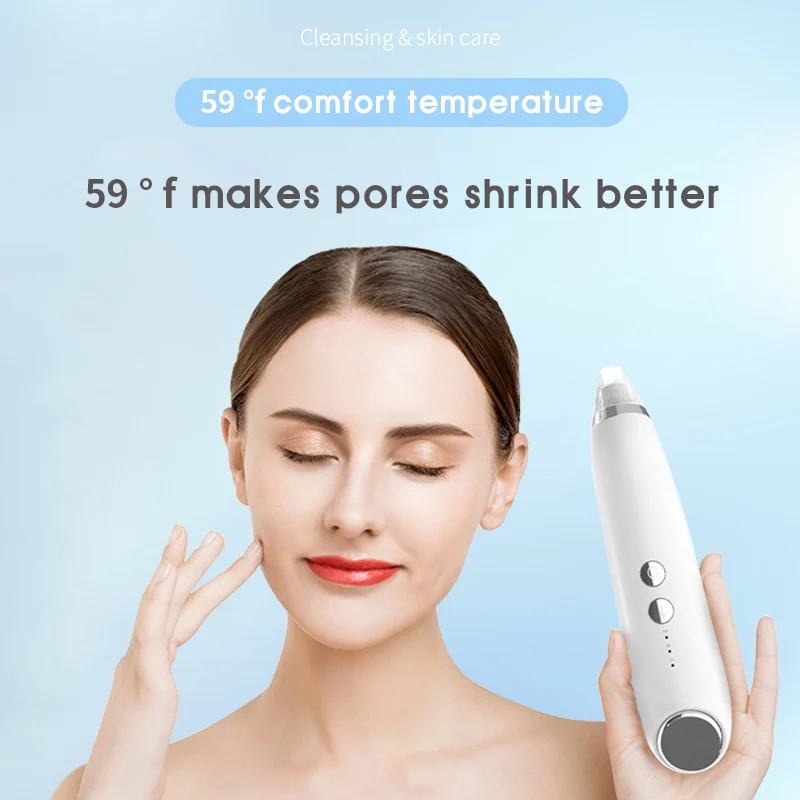 Portable Microcurrent Face Massager Lift Firming Pore Shrinking Home Blackhead Remover Beauty Instrument Device