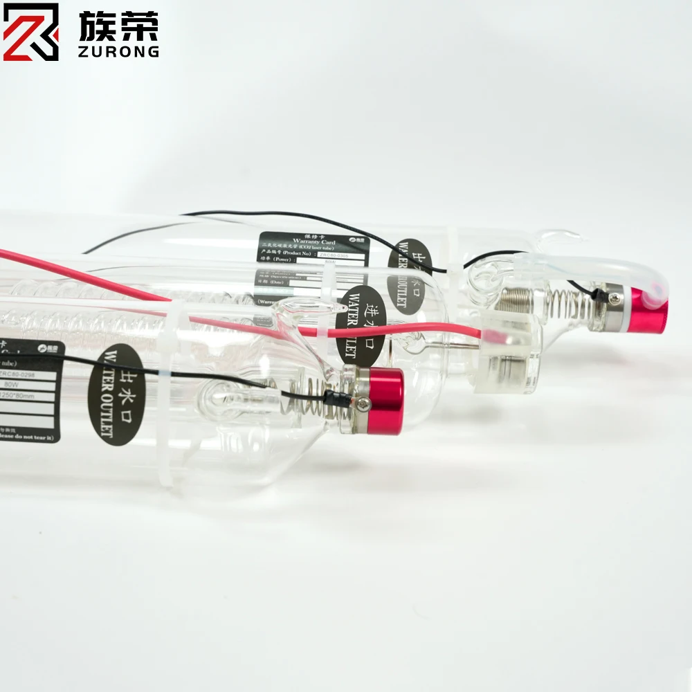Laser tube hot sale 18 months warranty Catalyst coating 40w 50w 60w 80w 100w 130w 150w 170w CO2 laser tube