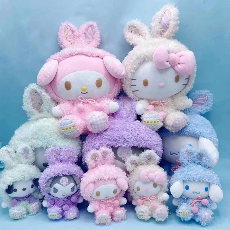 15-30 см Kawaii Kuromi Мультфильм Плюшевая My Melody Cinnamoroll Подушка Аниме Мягкие набивные Куклы Игрушки для девочек подарок детей