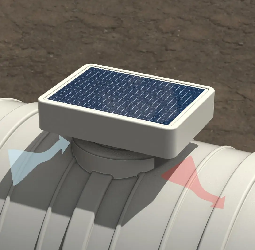 70W solar powered fan water tank cooling system IP68 waterproof motor 0 energy cost water chiller ice bath 5 years warranty