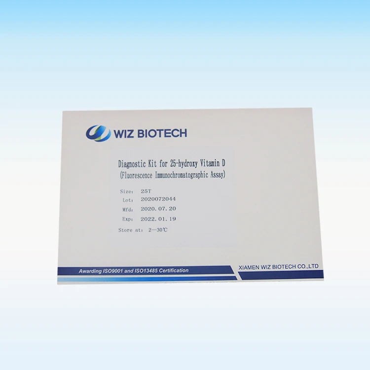 CE certificate Diagnostic kit vitamin d rapid test cassettes 25test