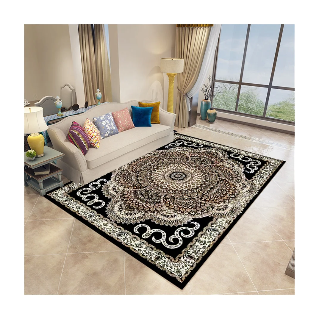 Персидский бархатный ковер с 3d принтом для гостиной, отеля