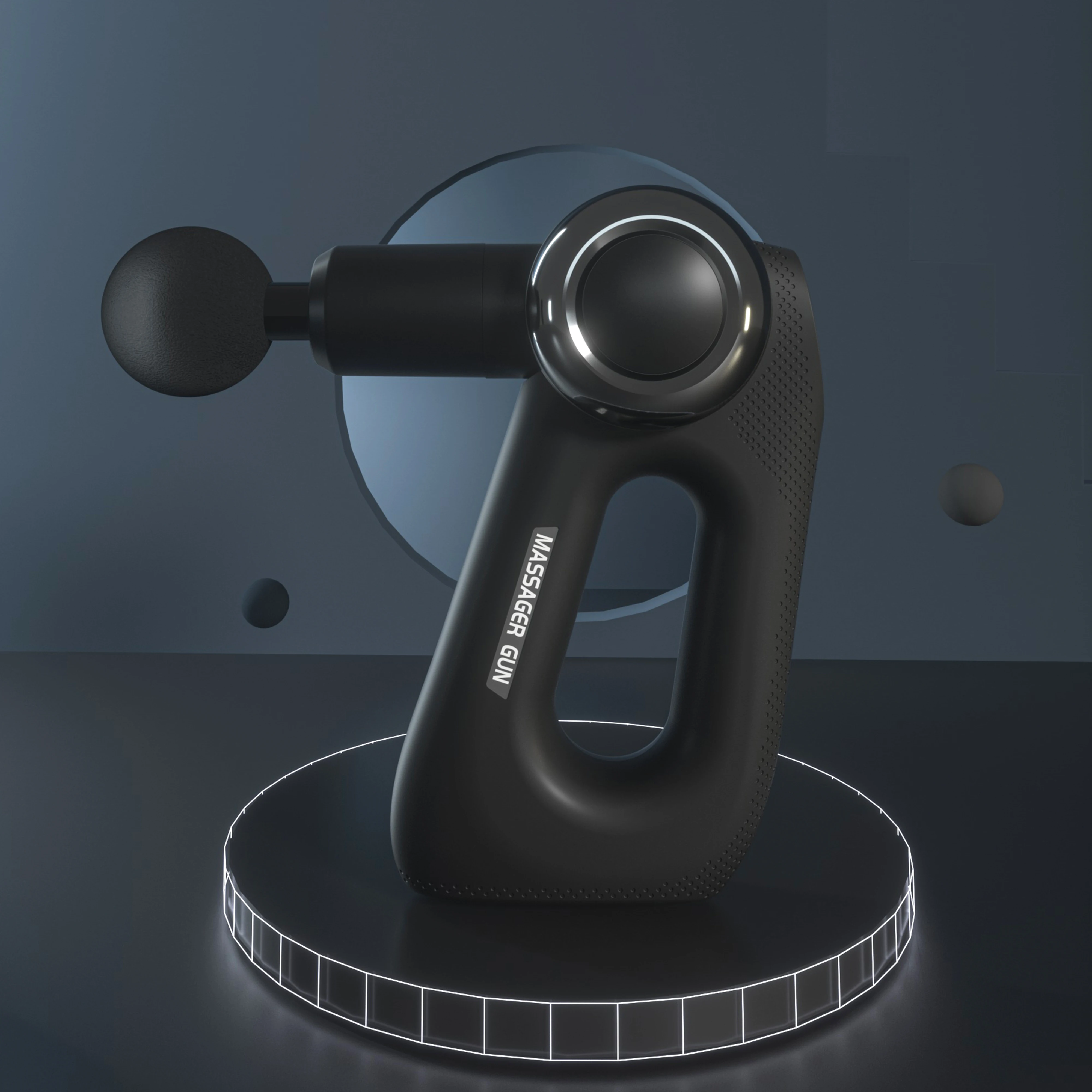 Shenzhen Vibrator Motor Masajes Physical Therapy Device Massage Products Massage Gun Green Massage Gun Attachments With 4 Heads