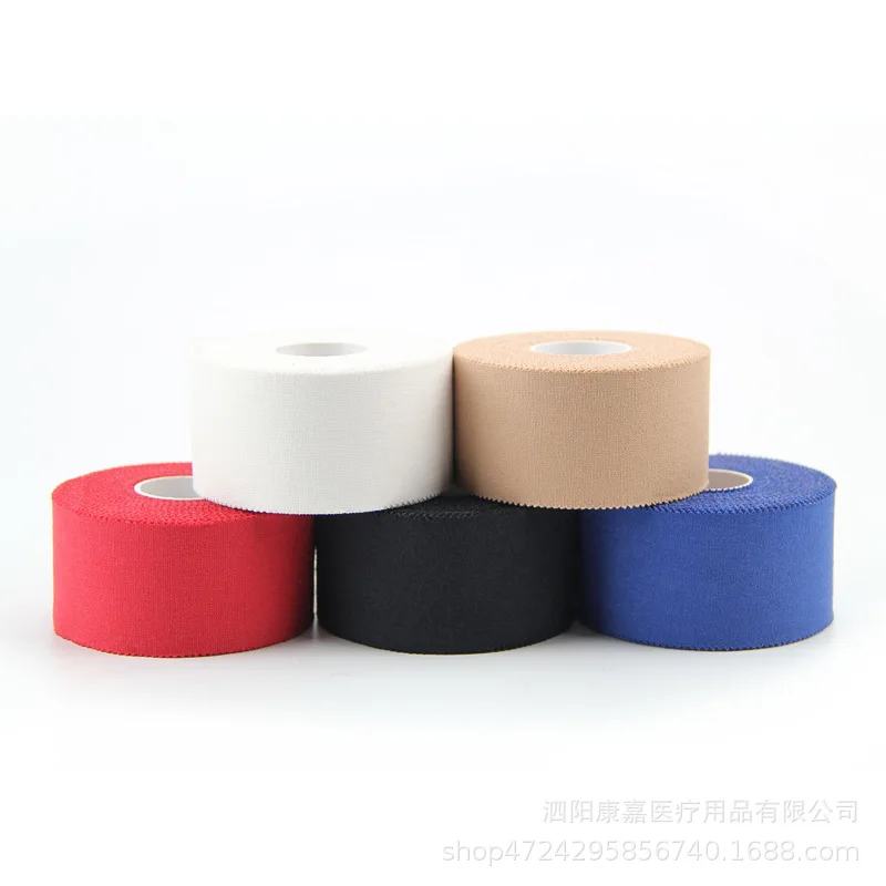Cotton Zigzag Sports Gym Fitness Wraps Support Tape White Muslin Kinesiology Muscle Athletic Protect Tape