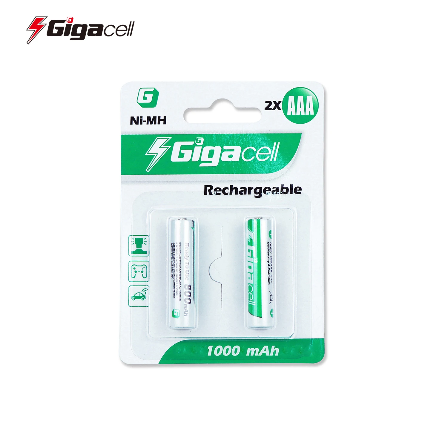 Rechargeable Ni-MH HR03 900mAh AAA rechargeable battery for toys