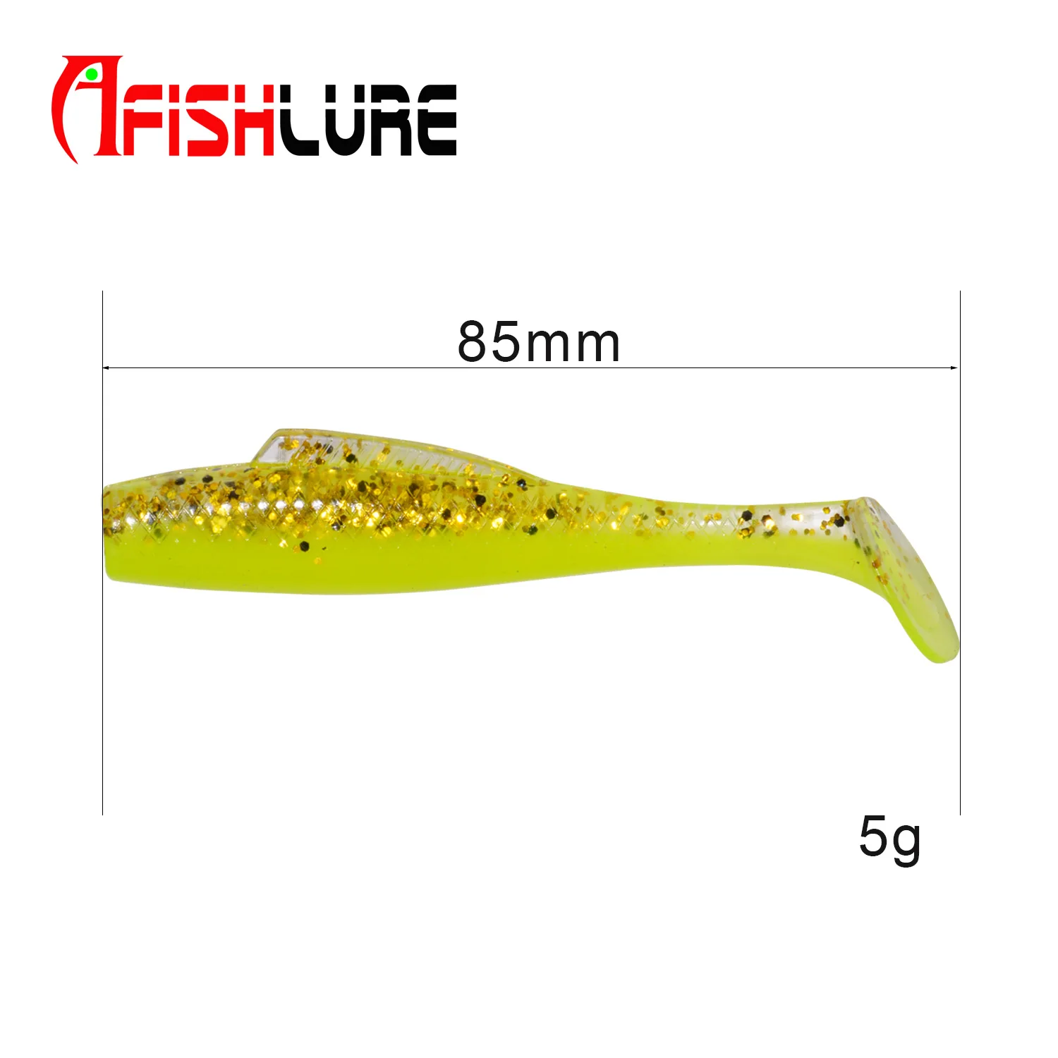 Mixed Color artificial bait 6cm 8cm 10cm soft TPR fishing bait T Tail shad lure Long tensile Soft Fishing Lure TPE Soft Bait