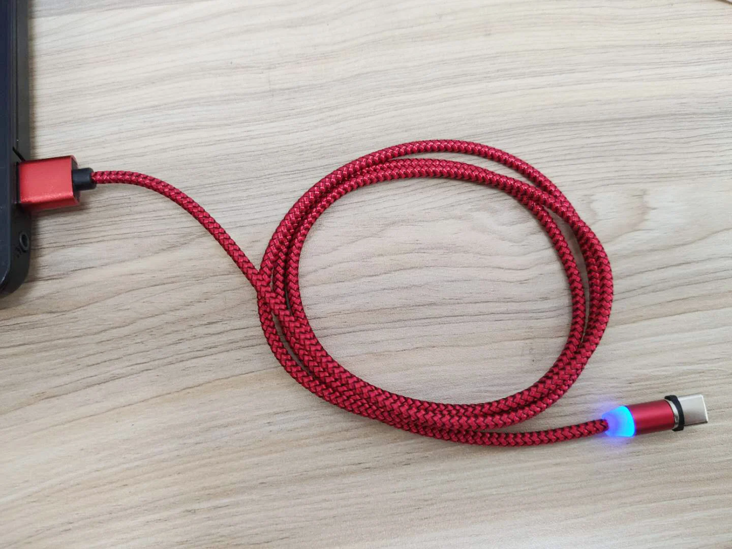 
1m 3.3FT Nylon Braided cable Micro USB Type C 3 in 1 magnet usb cable 