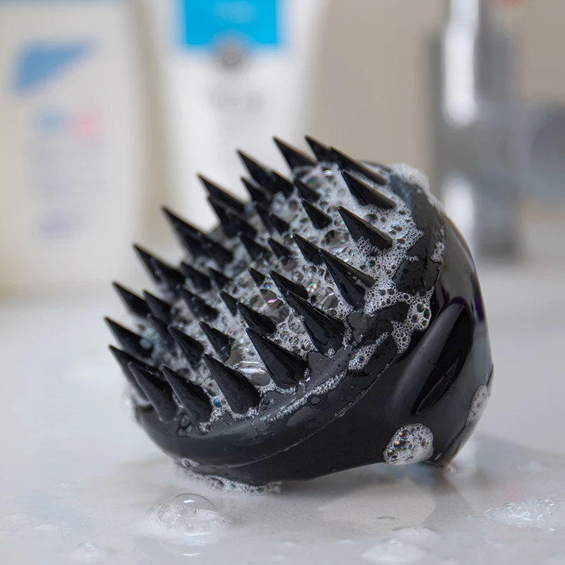 LOHAS частный логотип оптовая продажа щетка для волос силиконовый массажер кожи головы шампунь Массажная отшелушивания и массажа