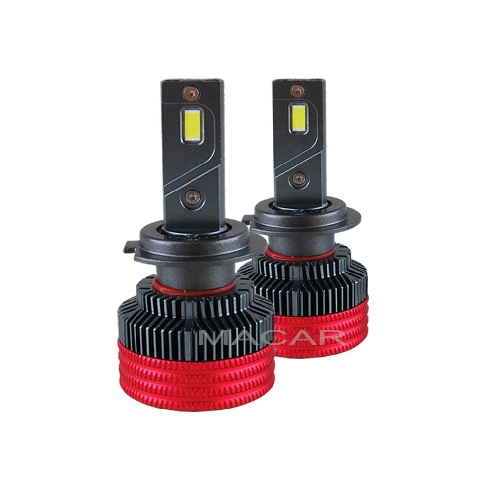 MACAR High power 130W canbus K12 led headlight csp zes 3570 chip 9012 H1 lamp H4 H7 H11 led headlight car headlamp H7