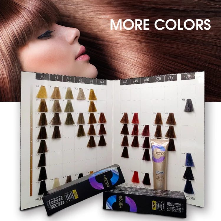 Free Sample Best Quality OEM Hair Dye Natural Professional Hair Color Cream For Salon Use