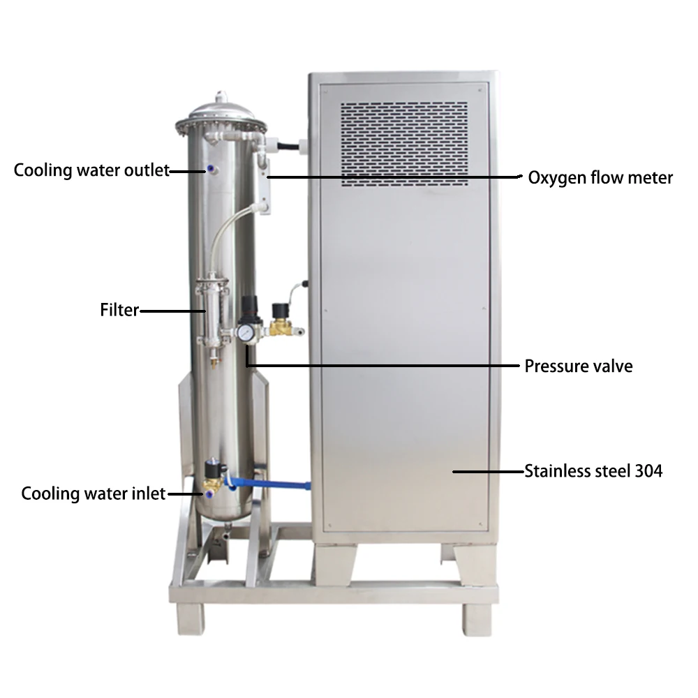 200g 300g 400g 500g ozone generator water ozonator large scale water treatment system