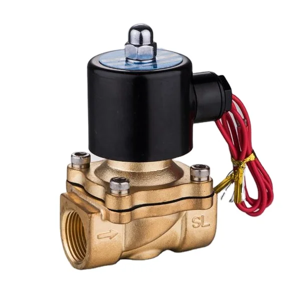 brass material direct drive type 1/2 inch 2W160-15 normal close water solenoid valve