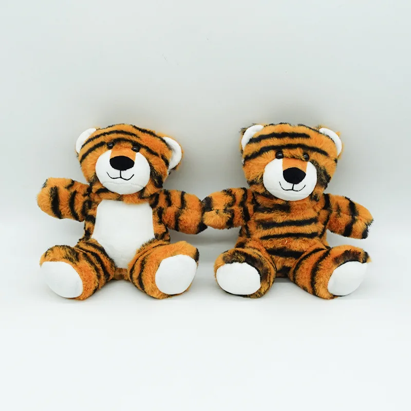 Subli-forward Unique Custom Sublimation Plush Toy Tiger Plush Toy for Heat Press Printing