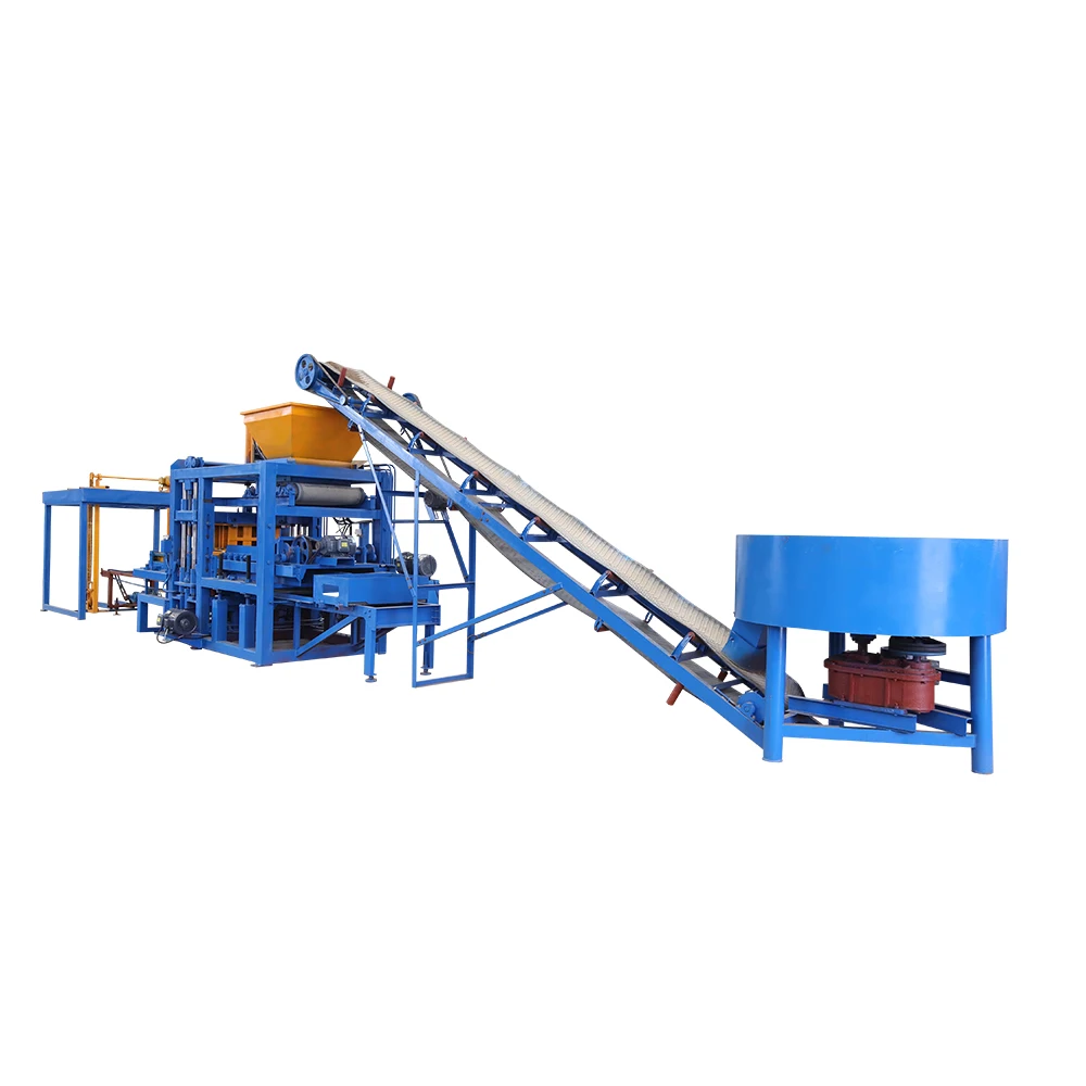 High Efficiency Automatic Hydraulic Block Making Machine Qt4-15 Concrete Block Making Machine