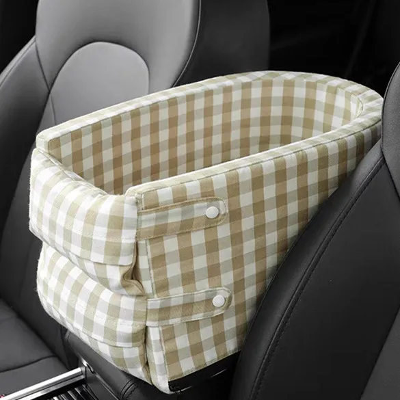 New Design Custom Outdoor Travel Pet Car Seat Dog Booster Removable Washable Dog Car Seat