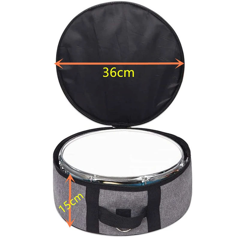 Great Drum Set Bag Cases Covers for Dustproof Storage and Transport Snare Drum Carrying Backpack Waterproof Polyester Letter