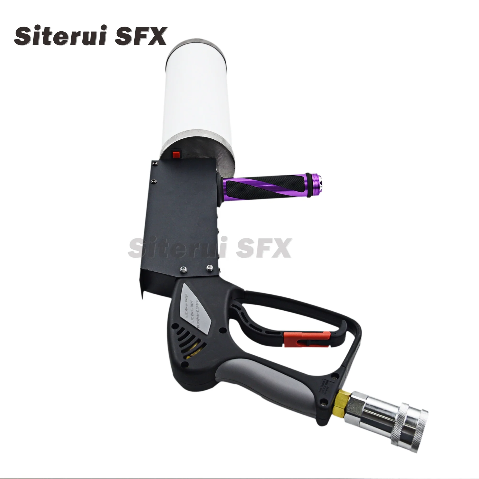 SITERUI SFX LED CO2  Pistol with 3 meter Hoses hand-held 20W stage effect DJ led Co2 Gun Cannon spray 6-7m