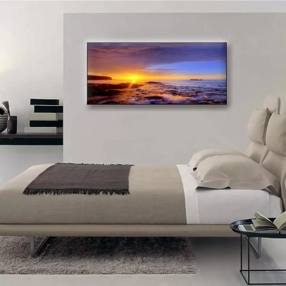 Modern Painting Wall Art Large Panel Natural Seascape Canvas Print For Home Decoration