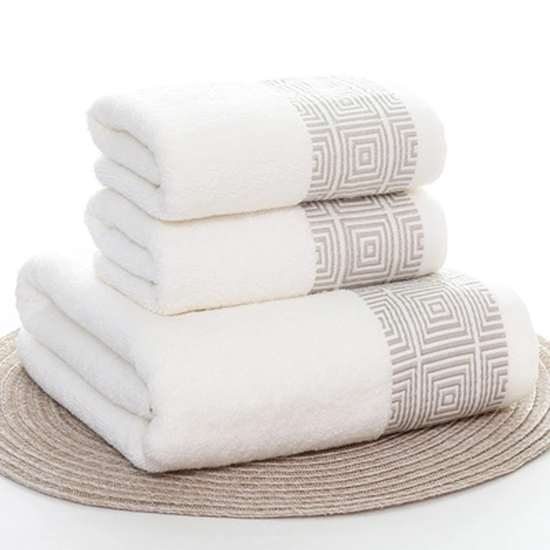 Comfort Soft 3 Piece Towel Set, 400 GSM 100 Percent Cotton 1 Bath Towels 2 Hand Towels