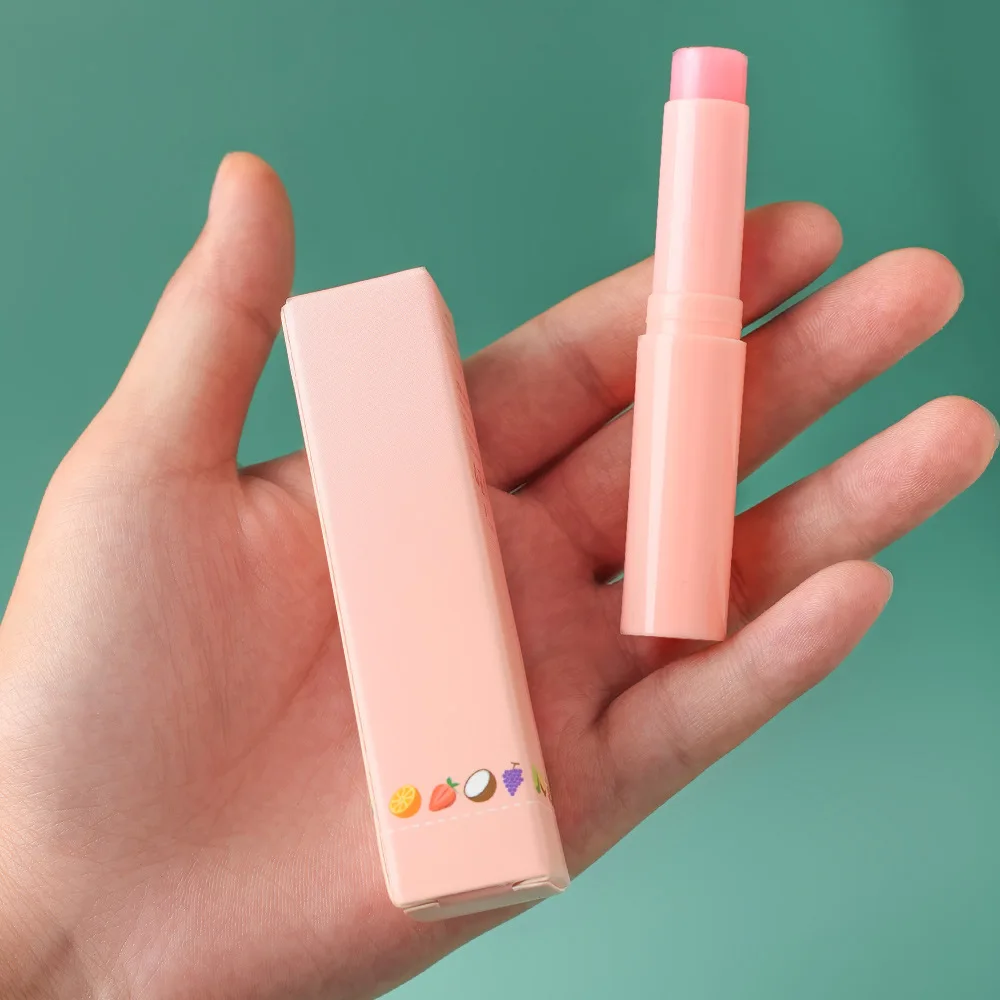 Custom Logo Coconut Strawberry Flavor Lip Balm Private Label Organic Moisturizing Chapstick Cream Lip Balm