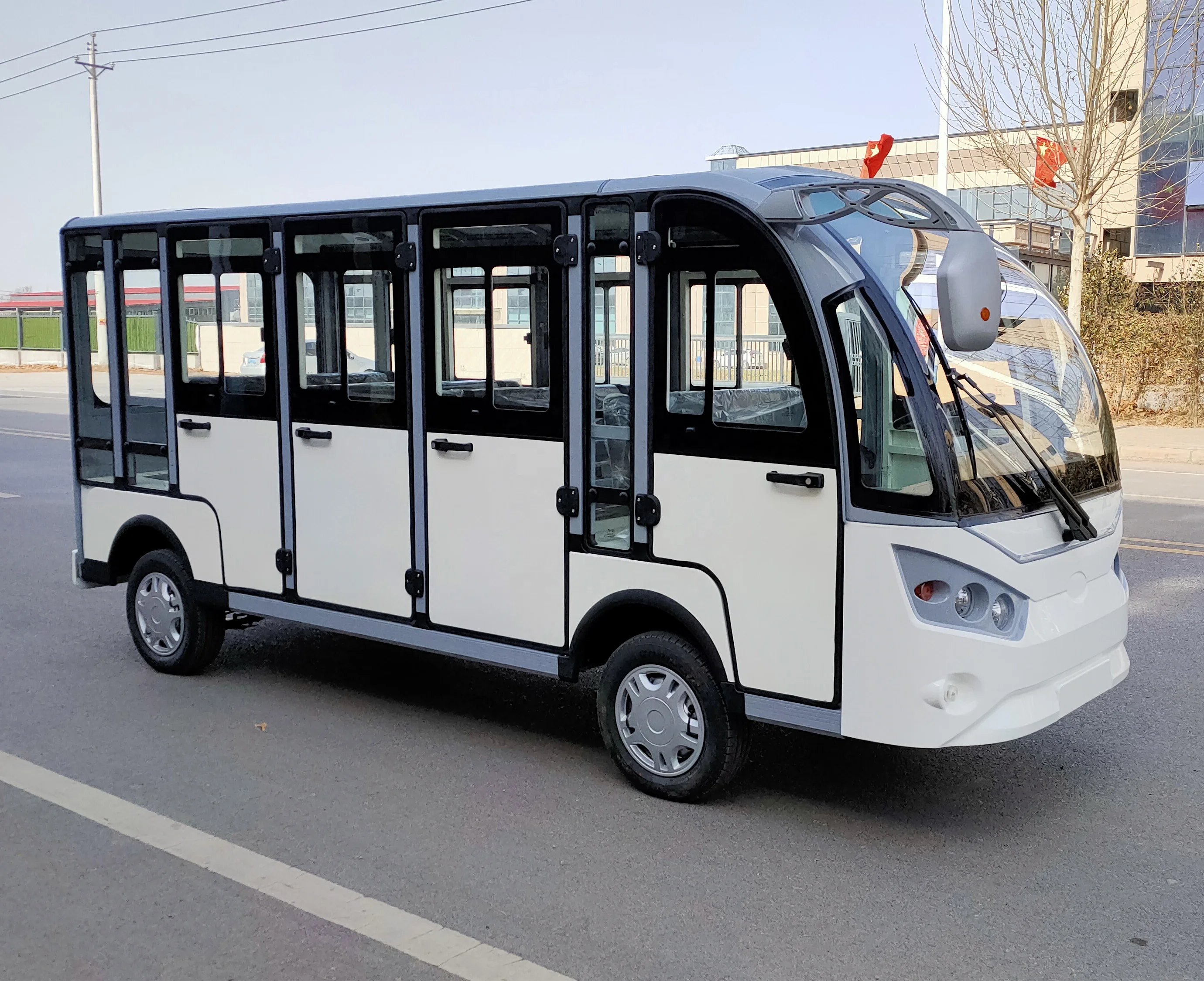 Школьный электрический автобус на заказ автобусы 11 мест Электрический туристический автомобиль гольф-машина экскурсионный